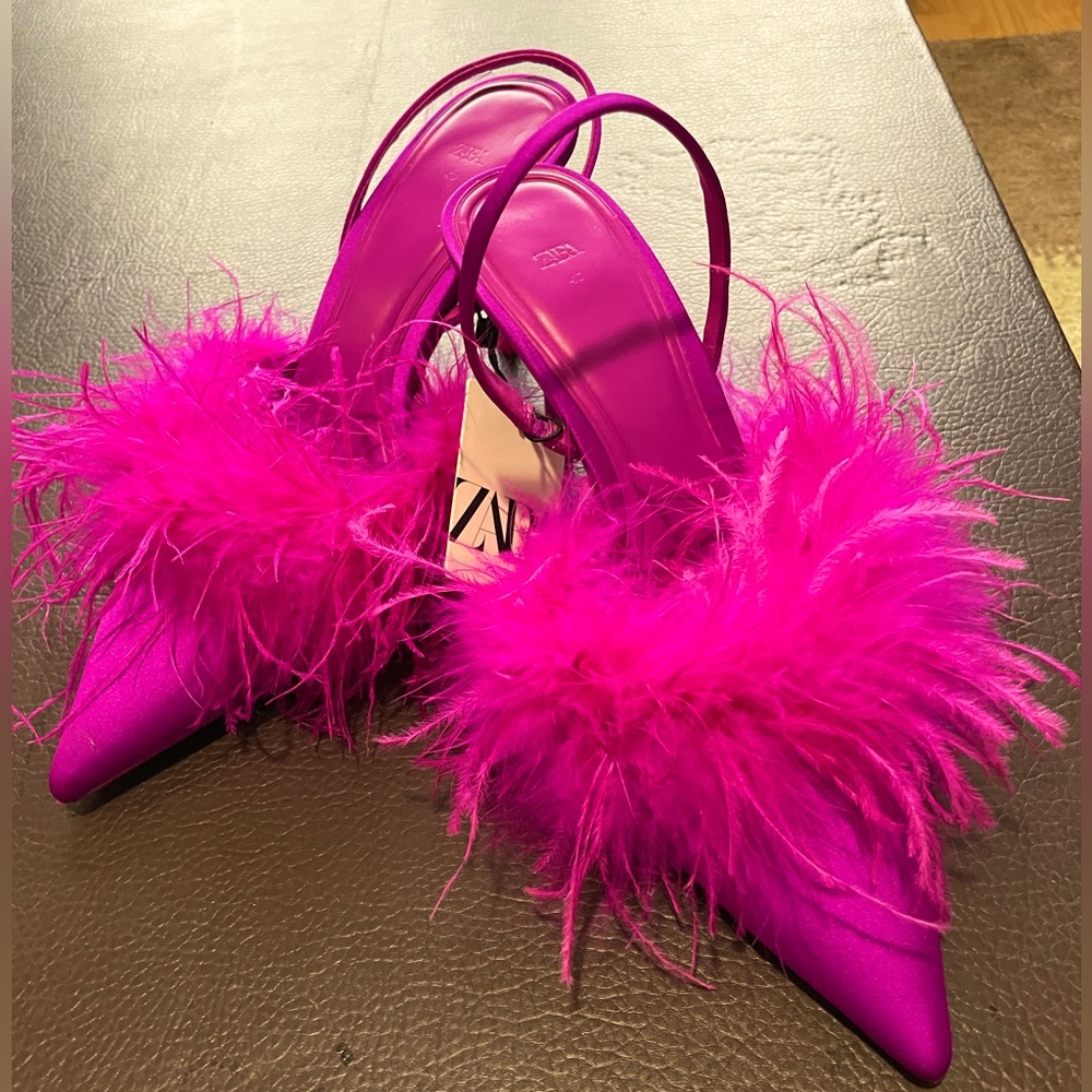 NWT Sz 9 (40) sling back slipper pump